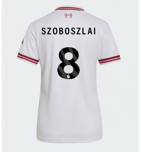 Liverpool Dominik Szoboszlai #8 Venkovní Dres pro Dámské 2026-27 Krátký Rukáv Liverpool Dominik Szoboszlai #8 Venkovní Dres pro Dámské 2026-27 Krátký Rukáv